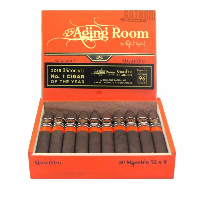 [5029-825] Aging Room Quattro Nicaragua Concerto-Maestro 20 ct-52 x 6-Box of 20