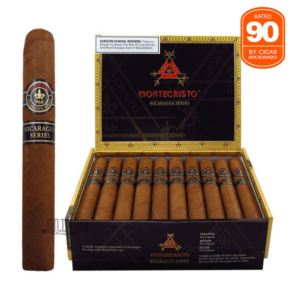 [8369-014] Montecristo Nicaragua-Toro-54 x 6-Box of 20